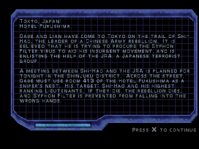 Syphon Filter 3 screenshot 5 for Playstation